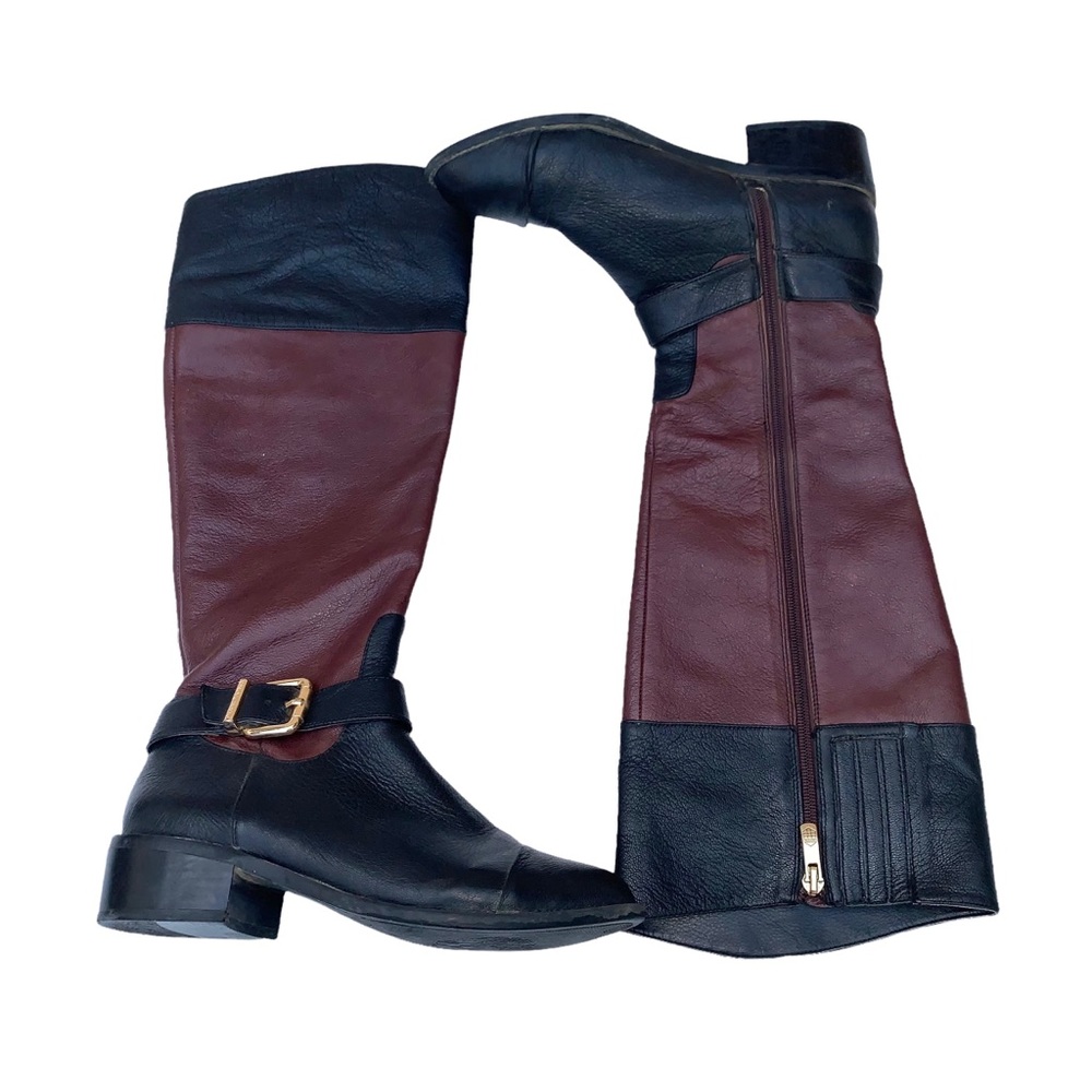 Vince Camuto Leisha Tall Leather Knee High Riding Boots size 7.5